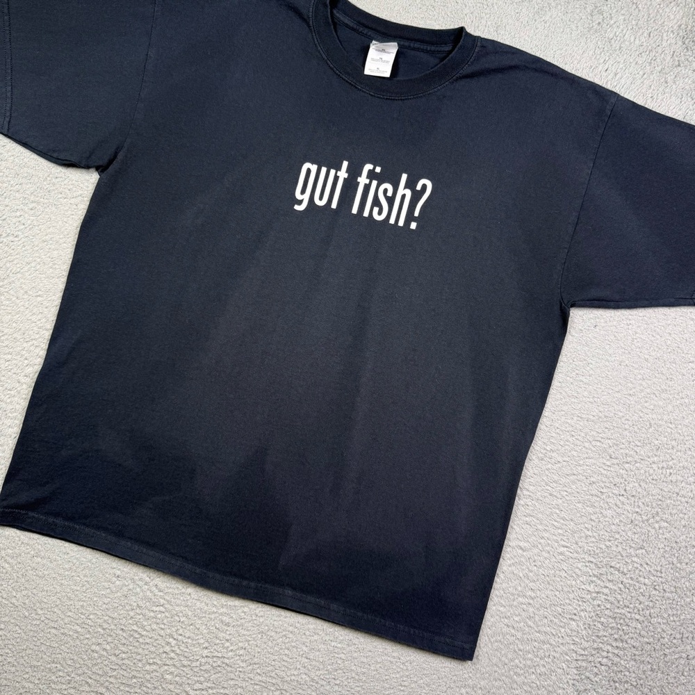 Vintage y2k gut fish? Funny humor T-shirt